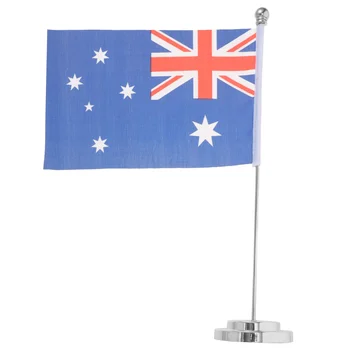 1 комплект настольного австралийского флага, настольного декора Австралийского флага, настольного орнамента флага, украшения флага