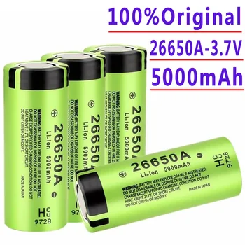 100%Новый.Литий-ионная аккумуляторная батарея большой емкости Lii-50A 3,7 В 26650-50A аккумулятор для фонарика 20A новая упаковка