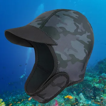 2 мм шапочка для подводного плавания для взрослых, непромокаемый Теплый Мужской женский головной убор для подводного плавания, Неопреновая шапочка для серфинга на открытом воздухе
