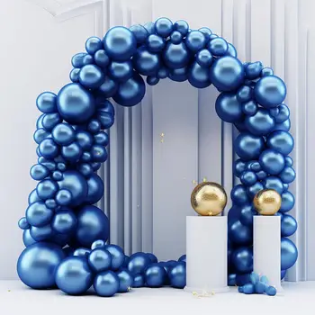 200шт Набор 5 Дюймовых синих 50шт латексных воздушных шаров для вечеринки в честь Дня рождения Латексные Воздушные шары для вечеринки в честь Дня рождения