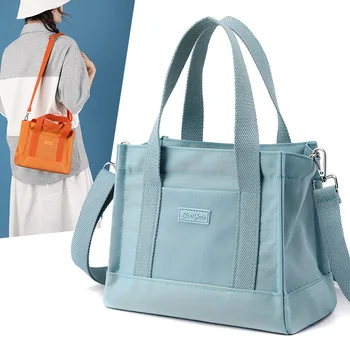 2023 Новые сумки через плечо для женщин, сумка большой емкости, нейлоновая водонепроницаемая сумка через плечо, женская модная сумка для покупок