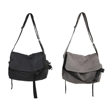 2023 Новые сумки через плечо для женщин, сумка почтальона, простая сумка для старшеклассниц, большая вместительная модная нейлоновая сумка через плечо