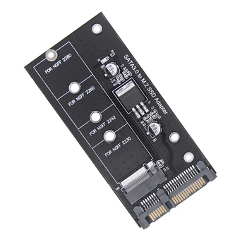 22-контактный Адаптер M2 для SSD SATA3.0 B Key Riser Board Плата преобразования Поддержка NGFF 2230 2242 M2 SSD Поддержка NGFF 2260 2280 M2 SSD