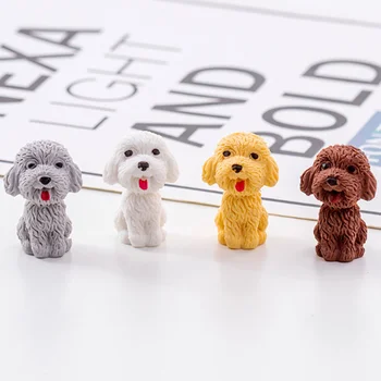 24ШТ Ластик для рисования очаровательной собачки в подарок для детского сада (смешанный стиль)