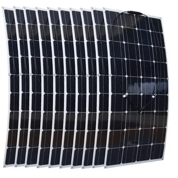 36 ячеек полугибкой солнечной панели 100 Вт Mono flex фотоэлектрические солнечные панели