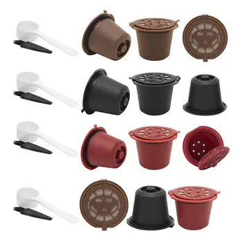 3шт многоразовых кофейных капсул, фильтров для кофемашины Nespresso, несовместимых с Dolce Gusto для Nesspresso Essenza C30