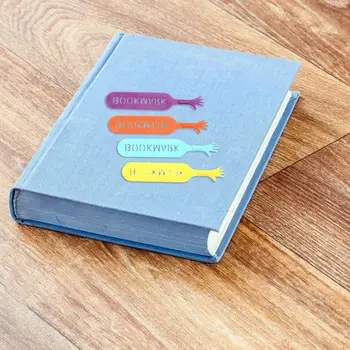 4 штуки креативных закладок Настольные аксессуары Книжный маркер для подростков и взрослых Праздничные подарки