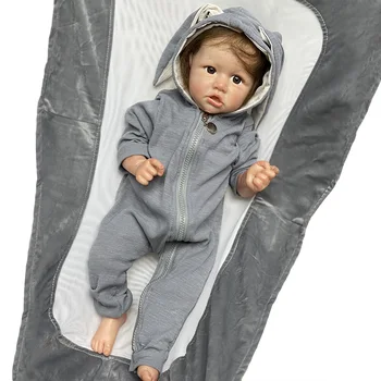 50 см Силиконовая Кукла Reborn Baby Doll Для Всего Тела Малыша, Высококачественная Кукла Ручной работы