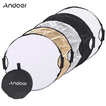 Andoer 60 см 5 в 1 круглый складной мульти-диска портативный циркуляр фото фотография студийный видео свет рефлектор