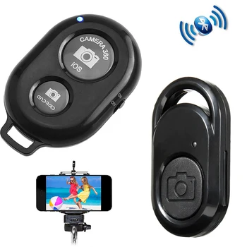 Bluetooth-совместимый пульт дистанционного спуска затвора, штатив для телефона, селфи-палка, контроллер затвора камеры, пульт дистанционного управления для селфи