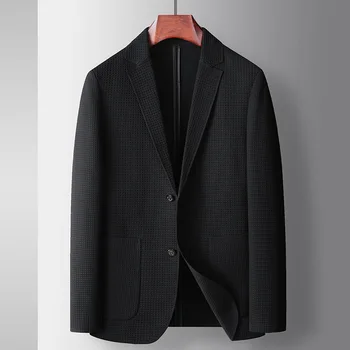 C1436-Мужской повседневный весенне-осенний костюм, мужское свободное пальто