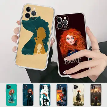 Disney Princess Brave Merida Чехол Для Телефона iPhone 14 13 12 Mini 11 Pro XS Max X XR SE 6 7 8 Plus Мягкий Силиконовый Чехол