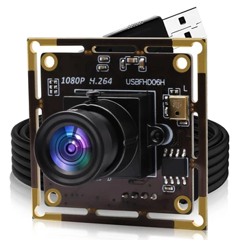 ELP H.264 При Низкой Освещенности Широкоугольный 1080P USB Модуль Камеры 2.0 Мегапикселя IMX323 UVC Промышленная Плата Веб-камеры для ПК