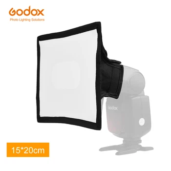 Godox SB15*20 Универсальный рассеиватель вспышки 15x20 см Складной софтбокс для вспышки камеры