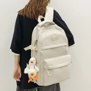 KUZAI Новый водонепроницаемый нейлоновый женский рюкзак с множеством карманов, крутая дорожная сумка для мальчиков и девочек, школьный ранец большой вместимости, сумка для книг
