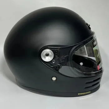SHOEI GLAMSTER Классический матово-черный Ретро полнолицевой шлем для круизного отдыха, защитный шлем для мотоциклов и шоссейных гонок Marquez