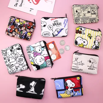 Snoopy Girls boy, кошелек для монет, держатель для карт, детская сумка для хранения, мультяшный кошелек-клатч