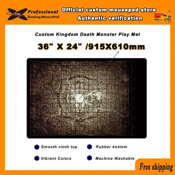 Xraypad Custom X-Raypad Kingdom Death Monster Игровой Коврик Из Натурального Каучука 915x610 мм С Бесплатной прошивкой Настольный Коврик