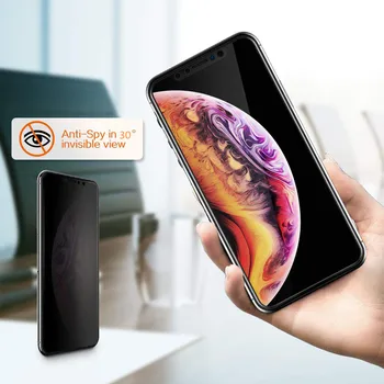 Yoovos Антишпионское Закаленное Стекло для iPhone 14 13 12 11 Pro Max 7 8 Plus Защитная Пленка для Экрана iPhone XS XR Max 6 6S Privacy Screen
