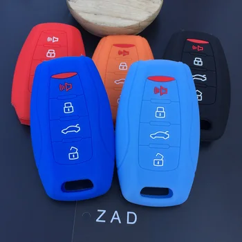 ZAD Силиконовый чехол для ключей автомобиля красочный чехол для ключей Great Wall H6 coupe H1 H2 H5 H7 H8 H9 4-кнопочный брелок для укладки автомобилей