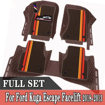 Автомобильные коврики для Ford Kuga Escape Facelift 2018 2017 2016 2015 2014 2013 Ковры, коврики для приборной панели, Аксессуары для авто интерьера на заказ