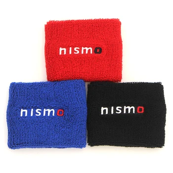 Автомобильный стайлинг Nismo, крышка масляного бака тормозной системы сцепления, носок для универсального красного/черного /синего цвета