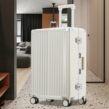 Высококачественный дорожный чемодан, водонепроницаемая ручная кладь, портативный немой деловой чемодан, дизайнерская сумка для багажа 20/24 дюйма