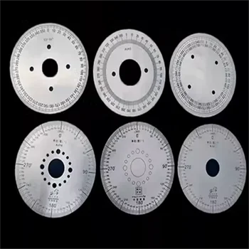 Диаметр: 100 мм Толщина: 2 мм 360-градусная дисковая дисковая линейка из нержавеющей стали для измерения угла 360 градусов