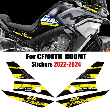 Для CFMOTO CM MOTO 800MT 800 MT Touring Adventure Защитные Наклейки Наклейки На Багажник Багажные Чехлы Обтекатель Крыло 2022 2023 2024