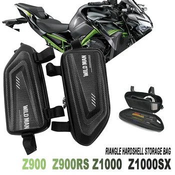 Для Z900 Z650 Z800 Z1000 Z400 Z1000SX Z900RS Z250 Z300 Приключенческий мотоцикл модифицированная боковая сумка водонепроницаемая треугольная боковая сумка жесткая