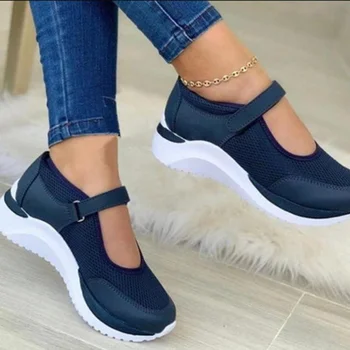 Женские кроссовки 2022, женская обувь без застежки, удобные кроссовки для женщин, большие размеры, теннисная женская вулканизированная обувь