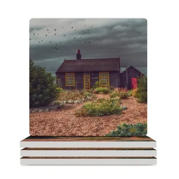 Керамические подставки Prospect Cottage (квадратные), коврик для посуды, противоскользящие подставки для плитки