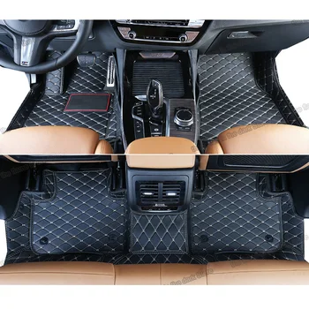 кожаный автомобильный коврик для bmw x3 g01 2018 2019 2020 2021 2022 g02 x4 аксессуары коврик для интерьера carpet styling auto m performance
