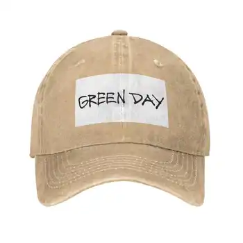 Логотип Green Day С графическим логотипом бренда, высококачественная джинсовая кепка, Вязаная шапка, Бейсболка