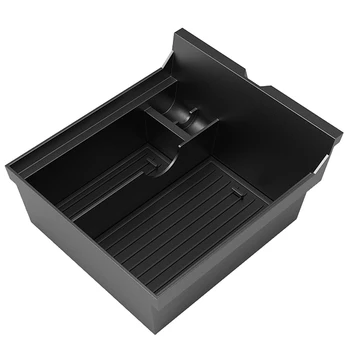 Лоток-органайзер для центральной консоли 2021 года Tesla Model 3 Model Y, Аксессуары, Подлокотник, Ящик для хранения