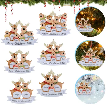 Милые маленькие оленята, украшения для рождественской елки, Зимние подарки, Рождественские украшения, декор комнаты, рождественские украшения 2024 natal