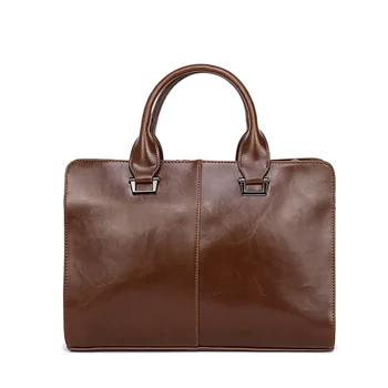 Мужской деловой портфель из искусственной кожи, 13-дюймовые сумки для ноутбуков, модная диагональная сумка через плечо для отдыха