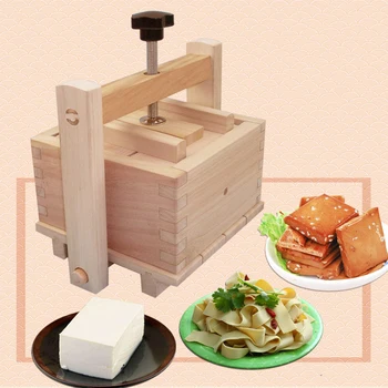 Набор пресс-форм для тофу своими руками из дерева, домашний Сыр, Форма для тофу, Соевый Творог, Форма для приготовления тофу, Кухонные Принадлежности, Инструмент для приготовления пищи