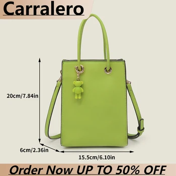 Оригинальная женская сумка Carralero Spanish Bear из искусственной кожи в королевском роскошном стиле с оригинальным текстом логотипа Luxury Bag