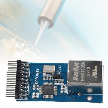 Разъем физического приемопередатчика DP83848 Ethernet, плата управления интерфейсом USB-B типа, веб-сервер Ethernet, модуль RJ45 для Arduino