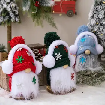 Рождественские плюшевые игрушки Праздничные Рождественские куклы-гномы Очаровательные украшения для дома Украшения для веселого праздничного сезона Согреют Это