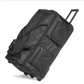 Сверхбольшая вместительная сумка для багажа на колесиках объемом 150 л, дорожная спортивная сумка на колесиках, дорожный вещевой чемодан на колесиках, багаж