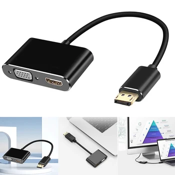 Совместимый с DP-HDMI Конвертер VAG 4K при частоте 30 Гц с DisplayPort в HDMI-Совместимый Адаптер VAG Plug And Play для ПК-Проектора HDTV