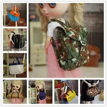 Ткань 1/6 Аксессуары для кукол Высокое качество, мода 10 Стилей, женская поясная сумка, кукольный домик, детские игрушки, аксессуары для кукол