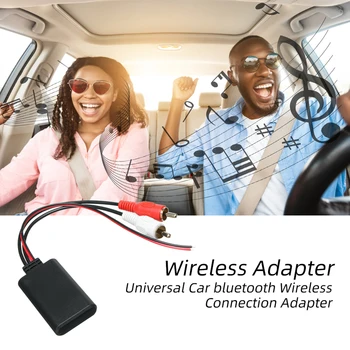 Универсальный Автомобильный Беспроводной Модуль Bluetooth Музыкальный Адаптер Аудиокабель Rca Aux Автомобильный Адаптер Для Беспроводного Подключения Bluetooth