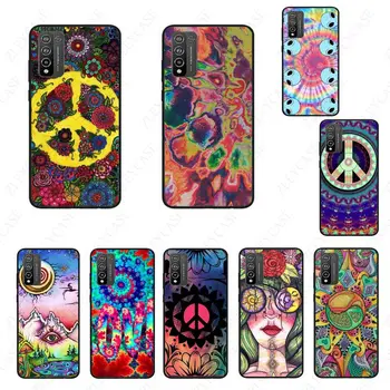Чехол Hippy Hippie Psychedelic Art Peace для huawei honor 10xlite 8X8S 9A 10i 50lite p40 p30lite mate20pro Y52019 Y6prime Cases