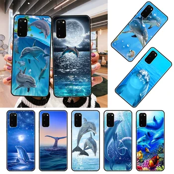 Чехол для телефона Samsung Galaxy S23 S22 S21 S20 S10 S9 Ultra Plus E Lite Чехол для телефона НОВЫЙ для Galaxy S23 S22 s21 case Ocean Dolphin