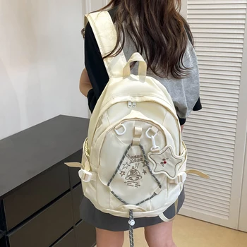 Школьный рюкзак для девочек-подростков Back to School Эстетическая Сумка Для Книг Дорожная Сумка Для Ноутбука